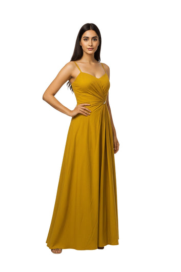 Amber Radiance Gown