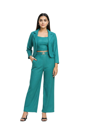 Mid-Night Teal Co-Ord Set