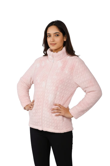 The Blush Rose Faux Fur Jacket